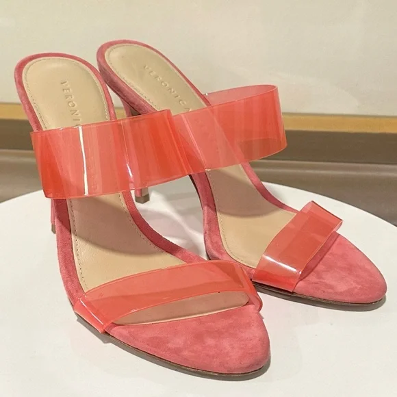 🌹VERONICA BEARD🌹 Asha Sandal Coral Suede Size: 5M